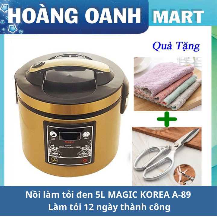 Máy Làm Tỏi Đen MAGIC KOREA, Máy Làm Tỏi Chuyên Dụng (Model A89) tỏi cô đơn,tỏi tép thời gian làm tỏi nhanh, hiệu quả