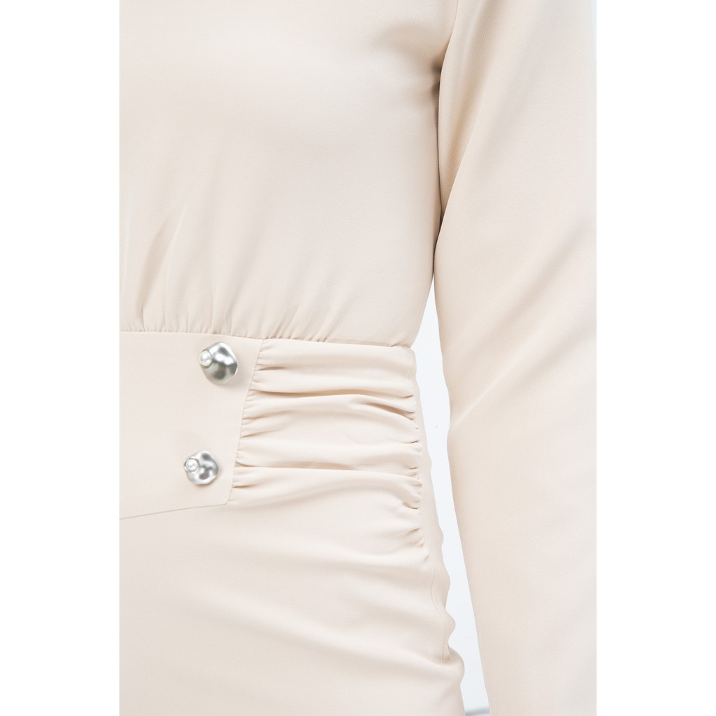 Đầm 2 lớp cổ V thiết kế IVY moda MS 48M4948 | BigBuy360 - bigbuy360.vn