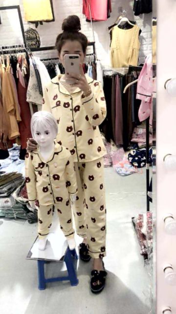 [hót] sét mẹ và bé cực kute, hàng bao đẹp ảnh thật tự chụp100%