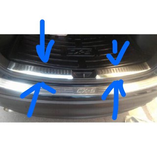 CHỐNG TRẦY CỐP MAZDA CX5 2020-2019-2018 - ỐP CHỐNG XƯỚC THÀNH CỐP XE Ô TÔ - INOX BÊN TRONG