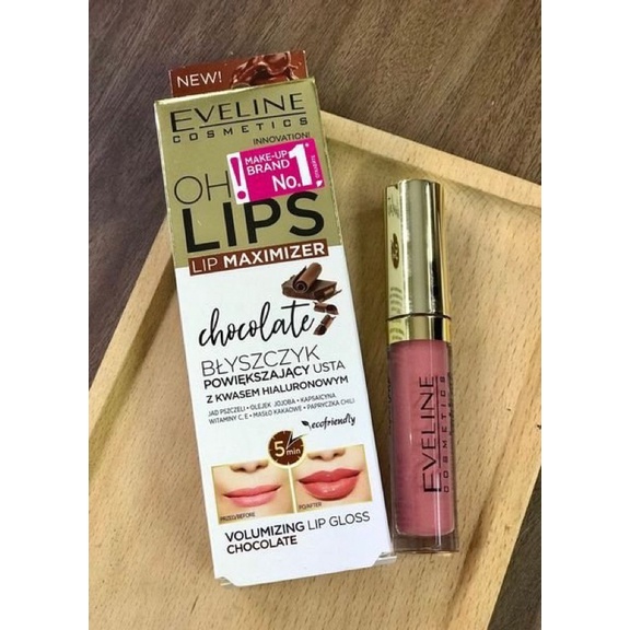 Son serum căng mọng hồng môi eveline Nga