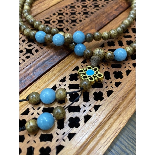 VÒNG TRẦM TỐC VN 108 HẠT MIX KHOÁ TRƯỜNG THỌ- KHOÁ VÔ TẬN- TANUSTORE