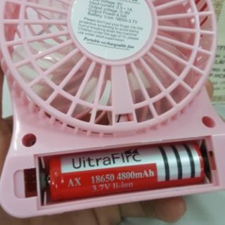 Quạt mini pin sạc , quạt 3 tốc độ siêu mát , siêu rẻ .