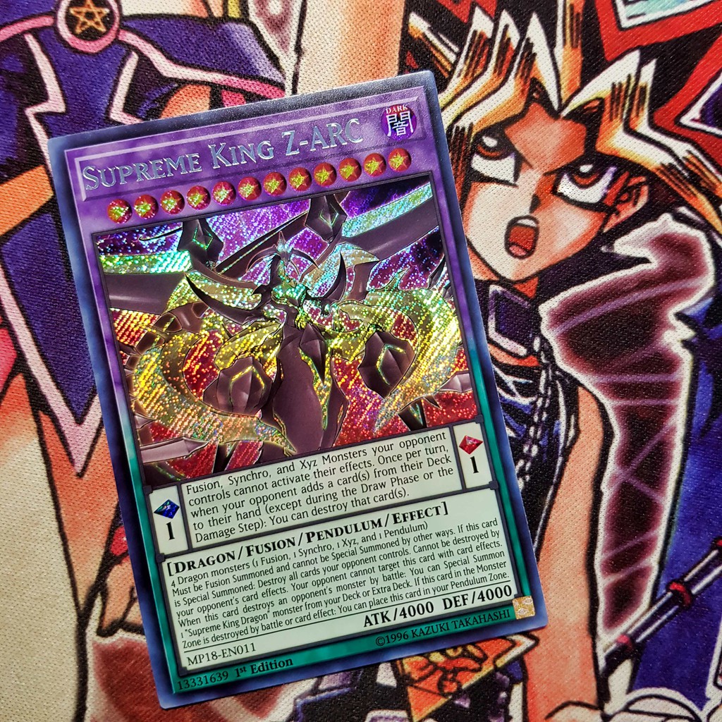 Thẻ bài Yugioh chính hãng | Supreme King Z-ARC | MP18 Secret Rare.