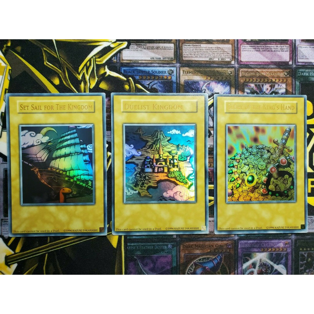 Bài Yugioh - Combo 03 Token Hội Bài Trên Đảo  Duelist Kingdom + Set Sail For The Kingdom + Glory Of The King