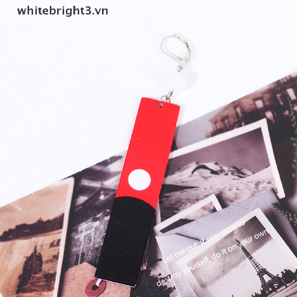 (WHITE3) Bông Tai Nhân Vật anime Nhật Bản Bằng Acrylic Izana
