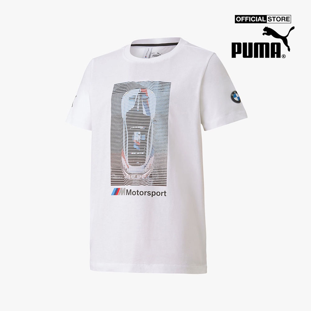 PUMA - Áo thun thể thao trẻ em BMW M Motorsport 598397-02