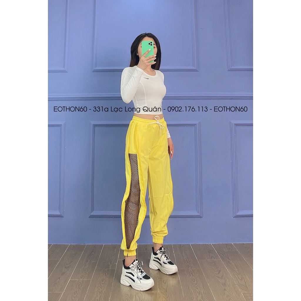 Quần jogger dây kéo -vải gió cát cao cấp  Eothon60