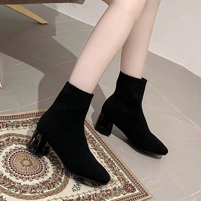 Boot len cổ ngắn đế 5 phân chất đẹp | BigBuy360 - bigbuy360.vn