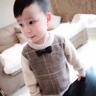 Áo len công tử cho bé trai