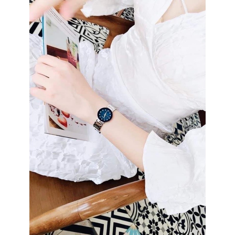 Đồng hồ nữ Bulova Modern Diamond Blue Mother of Pearl Dial Ladies Watch .
