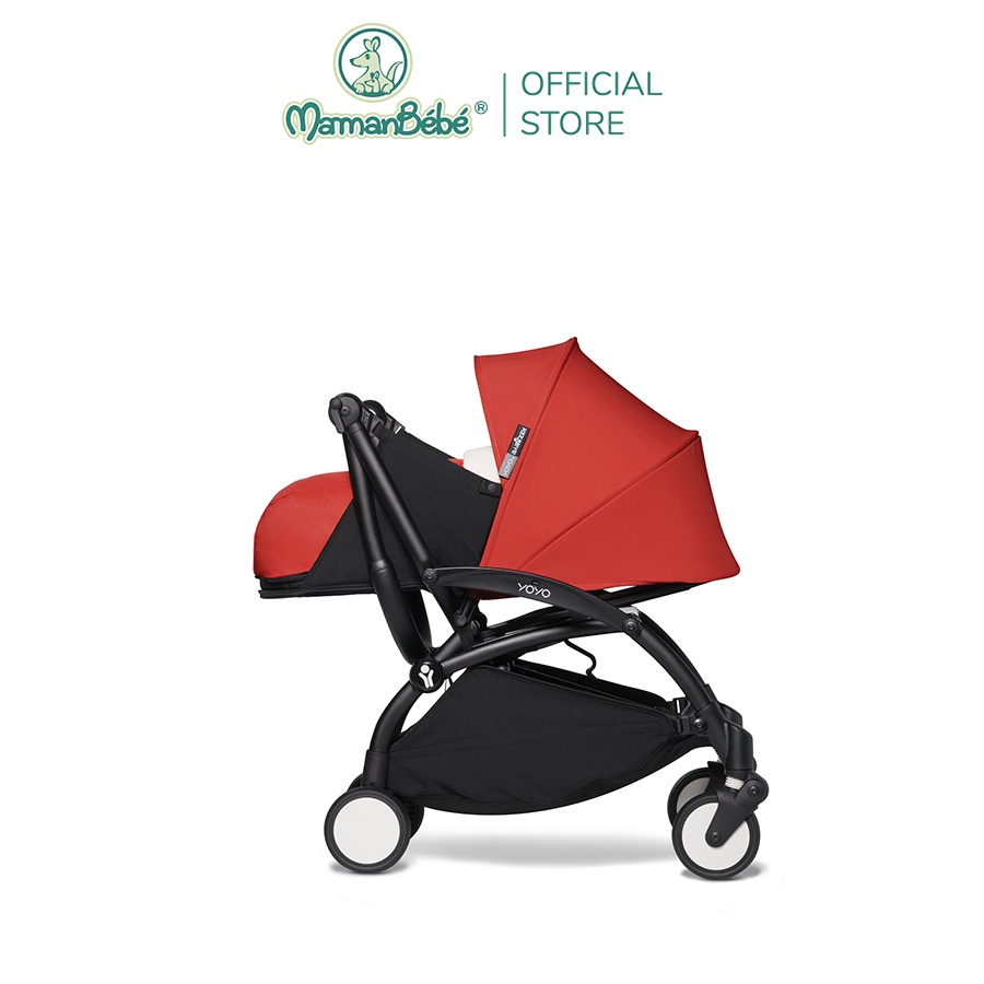 Bộ màn chụp và đệm xe đẩy BABYZEN YOYO 0+ Đỏ Cam