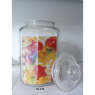 2 Hủ thủy tinh cao cấp 3 lít
