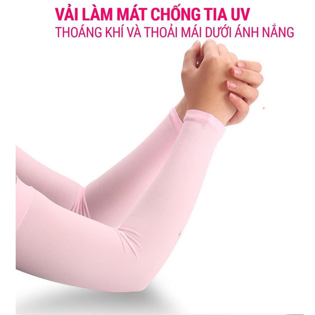 Găng tay chống nắng nhập Hàn AQUA X vải cotton mát thấm hút mồ hôi (không xỏ ngón)