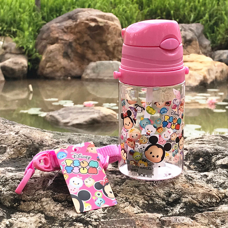 Socute Bình Đựng Nước Bpa Không Bpa 350ml Hình Elsa Anna / Spiderman / Captain America Đáng Yêu