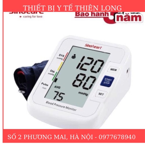 Máy đo huyết áp điện tử Sinocare BA-801