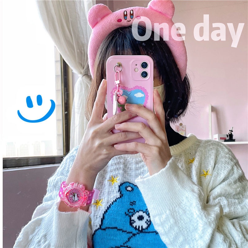 Đồng Hồ Điện Tử Dạ Quang Chống Nước In Hình Công Chúa Dễ Thương Cho Bé Gái Mẫu Giáo 3-6 Tuổi