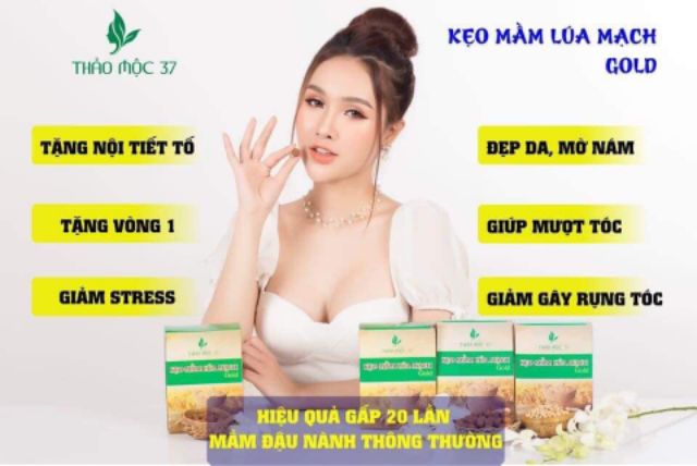 [Free Ship] 5 hộp Kẹo Mầm Sâm Tố Nữ Plus X2 Thảo Mộc 37 | BigBuy360 - bigbuy360.vn