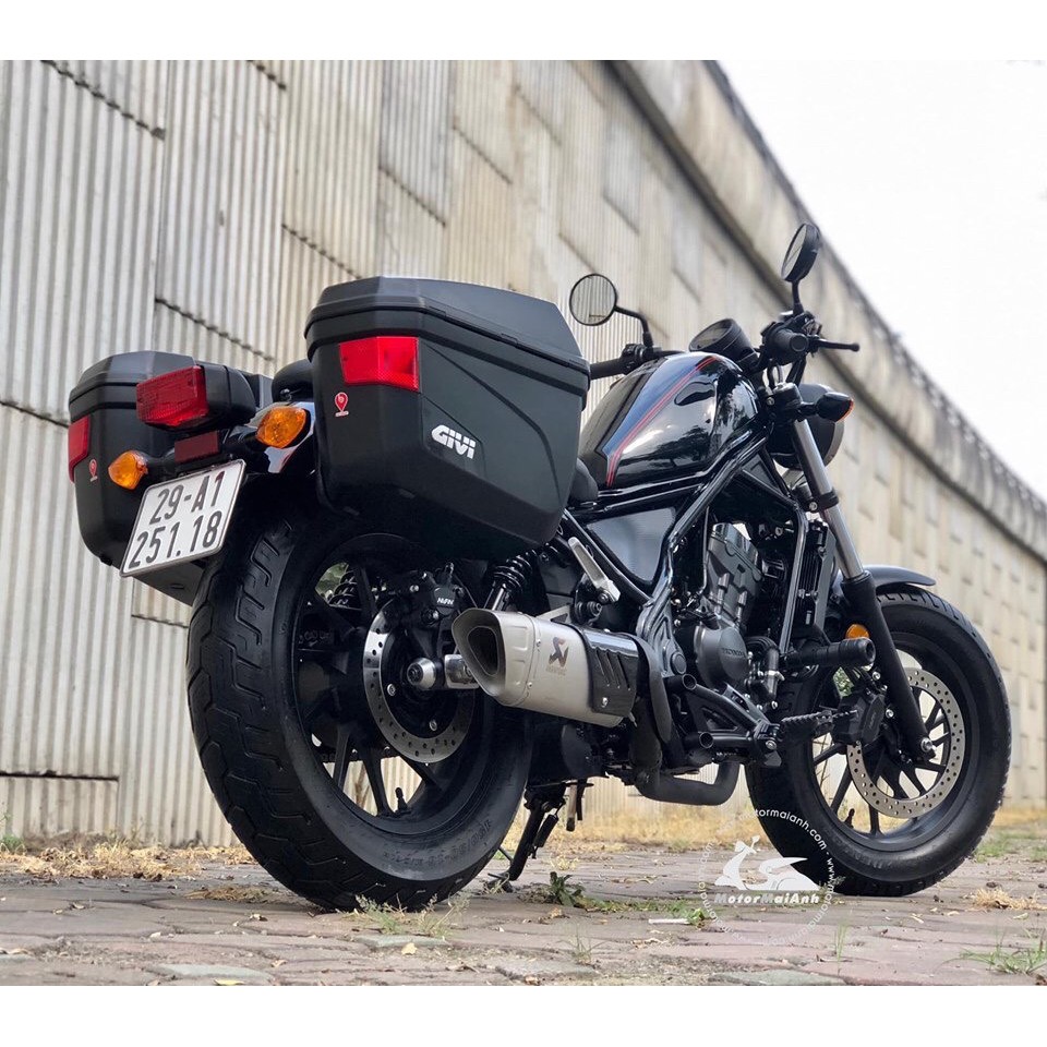 Thùng Hông Givi E22  -  Cặp Thùng Givi Chính Hãng 22L Gắn Hông Xe Máy - Bạn Phượt