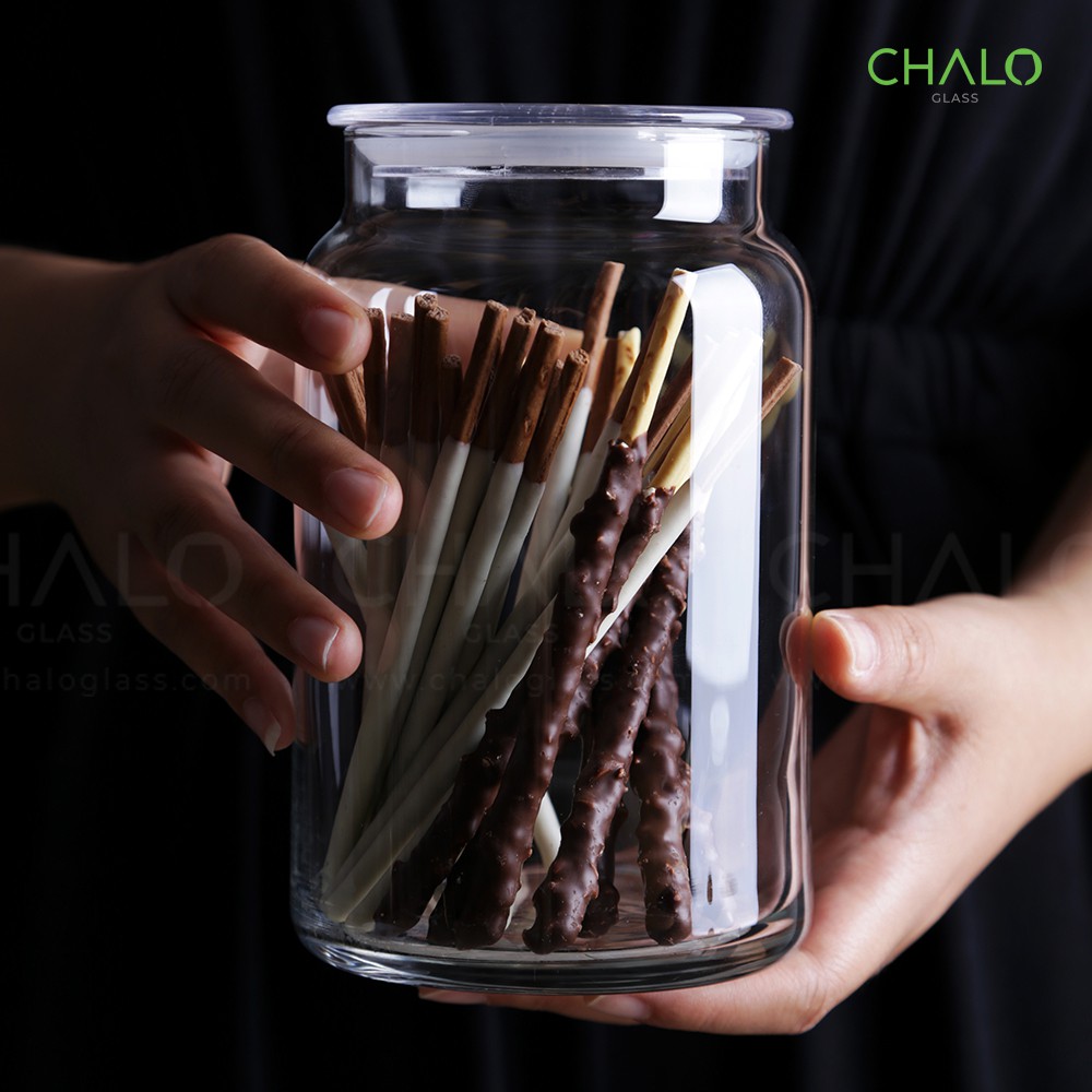 [Chính hãng] Hũ thủy tinh Libbey Classic nắp nhựa 500-750-1000ml