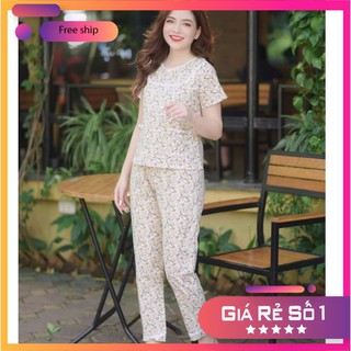 Đồ Bộ Nữ Đẹp Mặc Nhà 3 Khuy Xinh Xắn Hợp Thời trang