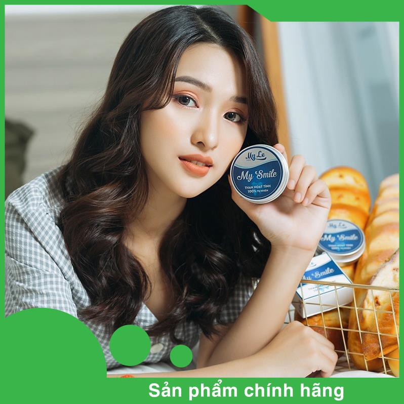 Trắng răng than hoạt tính My Smile,bột đánh răng làm trắng răng từ than hoạt tính
