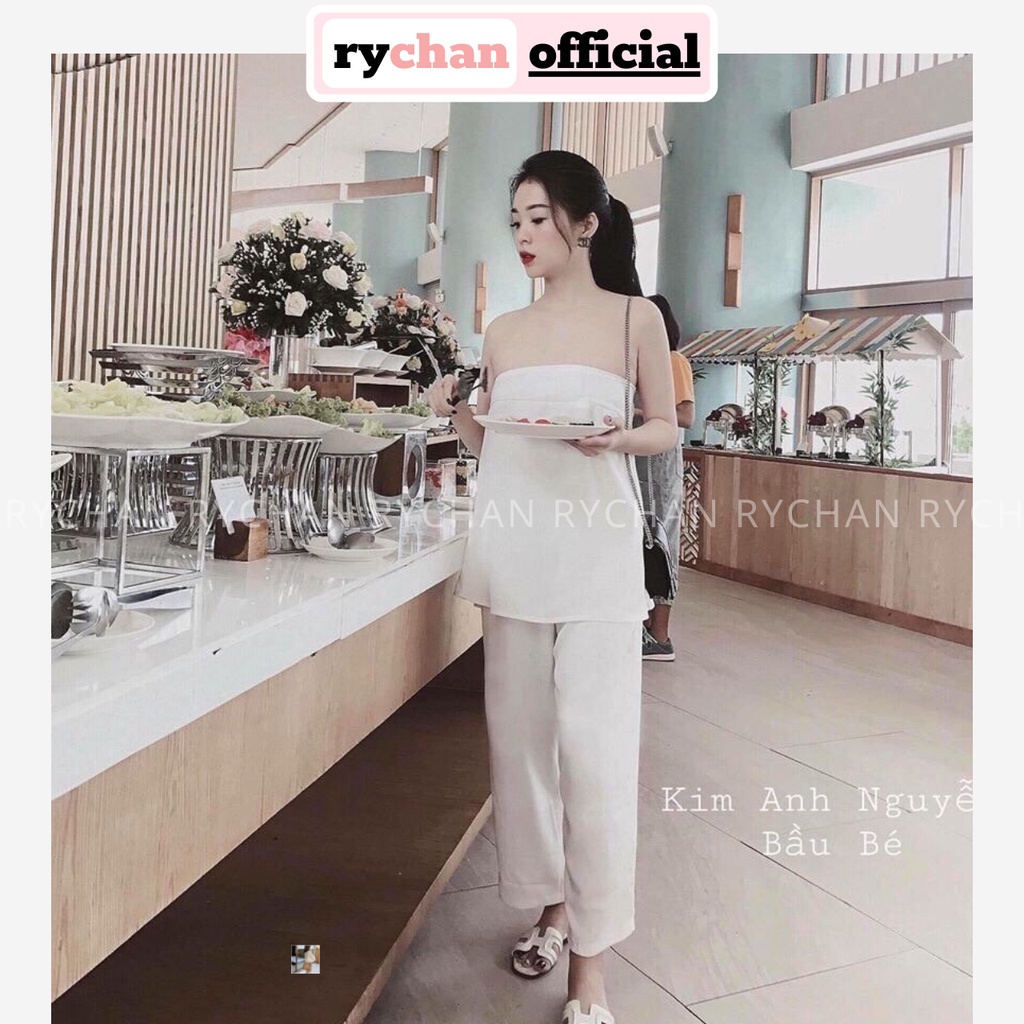 SE724 - Set Áo Cúp Và Quần Culotes Nhiều Màu