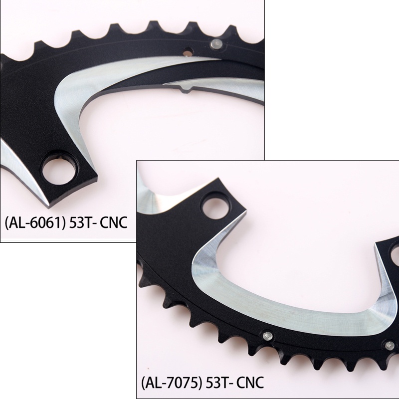 Líp Xích Xe Đạp PROWHEEL 130 BCD 39T / 53T 10 / 11 Tốc Độ Bằng Nhôm / Thép