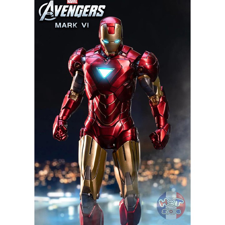 Mô hình iRon Man Mark VI ZD Toys chính hãng tỉ lệ 1/10 (Mark 6)