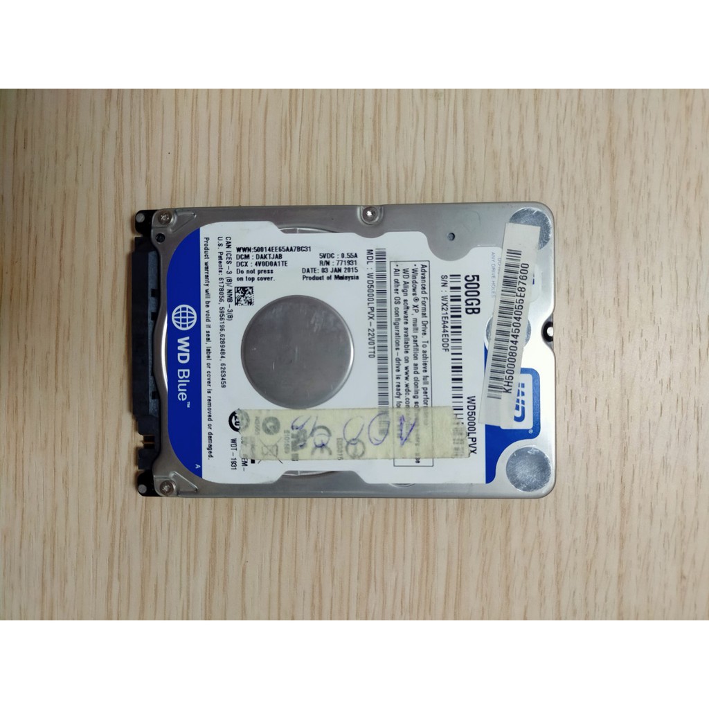 Ổ CỨNG HDD 500GB THÁO MÁY MỚI 90% -100% | BigBuy360 - bigbuy360.vn
