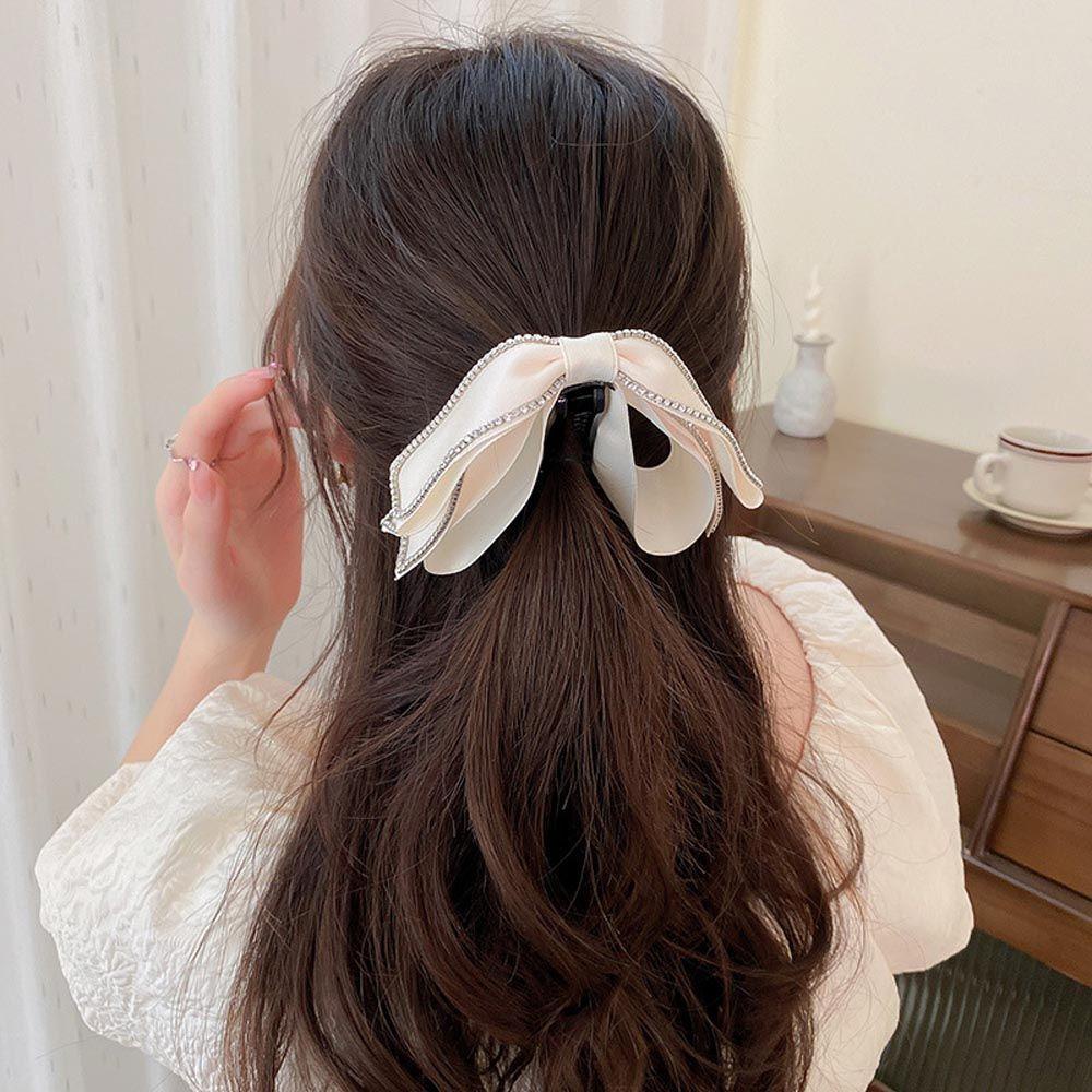 JARRED Kẹp Tóc Đuôi Ngựa Hình Quả Chuối Thanh Lịch Cho Nữ Giá Đỡ