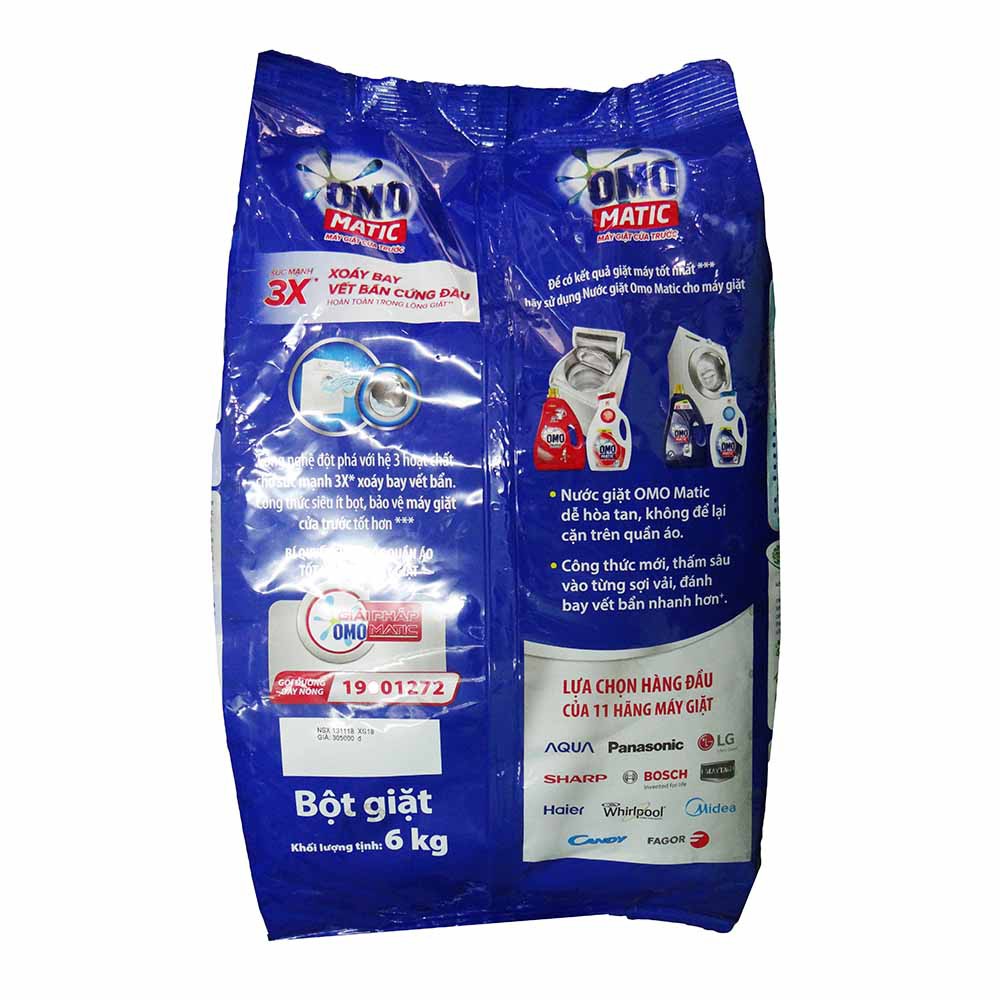 Bột giặt OMO Matic cửa trước