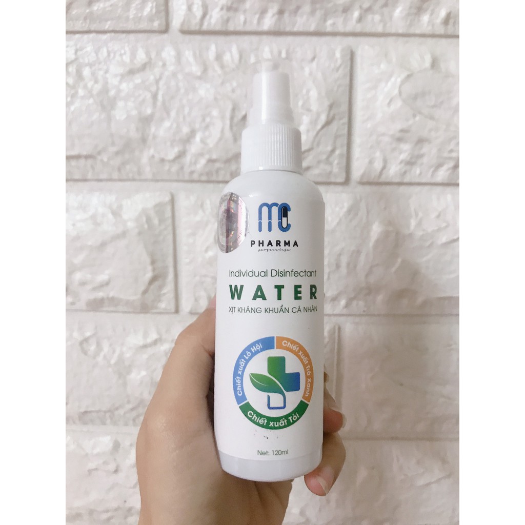 Xịt rửa tay khô Free Ship khử trùng sát khuẩn Pharma 120ml - Có tem chống hàng giả