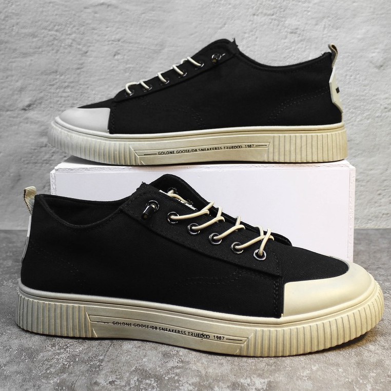 Giày Vải Nam, Giày Nam Sneaker Vải Bò, Đế Cao Su Mềm Phong Cách Trẻ Trung Năng Động - Mã sản phẩm D87