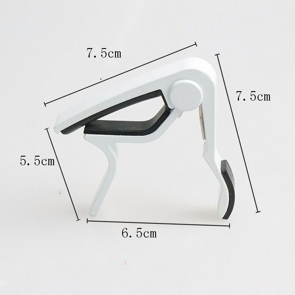 Bộ 2 Kẹp Capo Đàn Ukulele Bằng Hợp Kim Nhôm Nhiều Màu Sắc Chất Lượng Cao