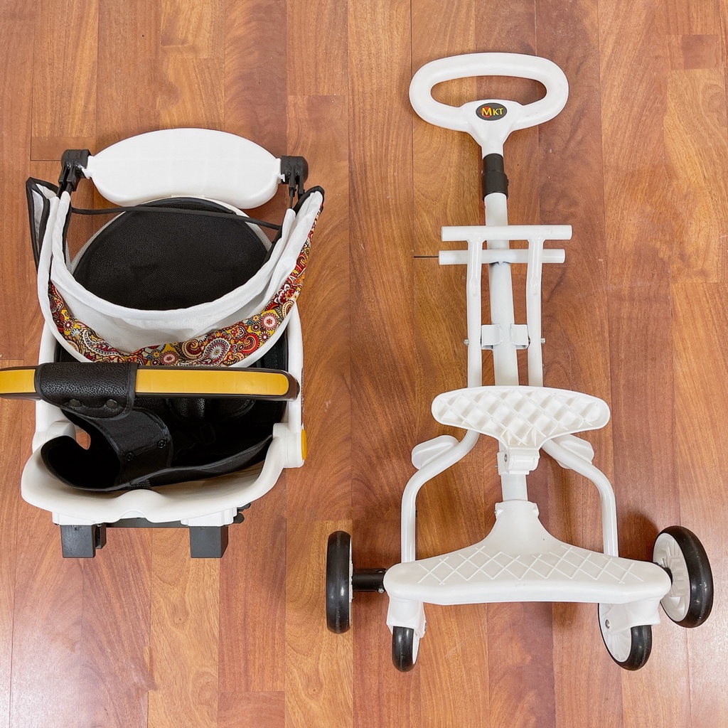 [BAO GIÁ SHOPEE] Xe đẩy gấp gọn cho bé ngả ngồi 2 chế độ có đảo chiều M8