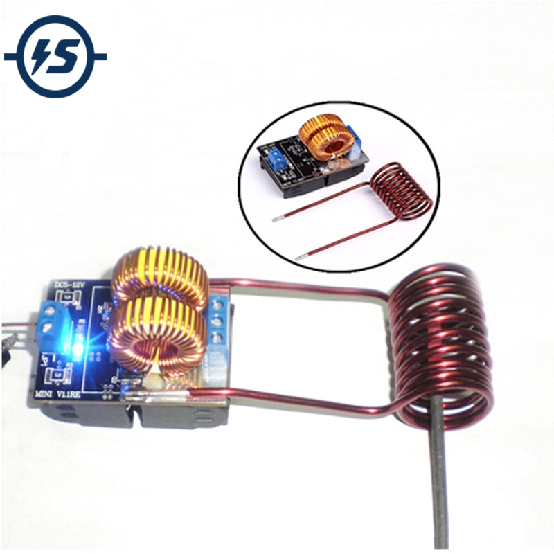 Mini DC 5-15V 150W ZVS Induction Heating Board High Voltage Generator Heater With Coil for Tesla Jacobs ladder Driver