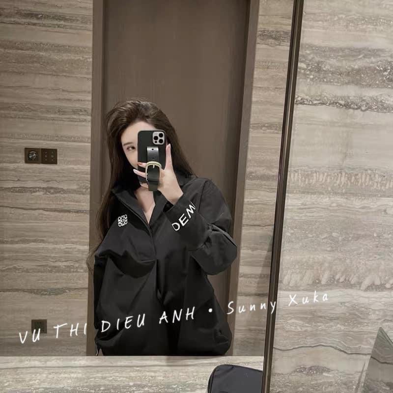 [Mã FASHIONHOT19 giảm 10K đơn bất kỳ] BÁN SỈ ÁO SƠ MI THÊU TAY BO LEN ĐEN TRẮNG CHO NỮ | BigBuy360 - bigbuy360.vn