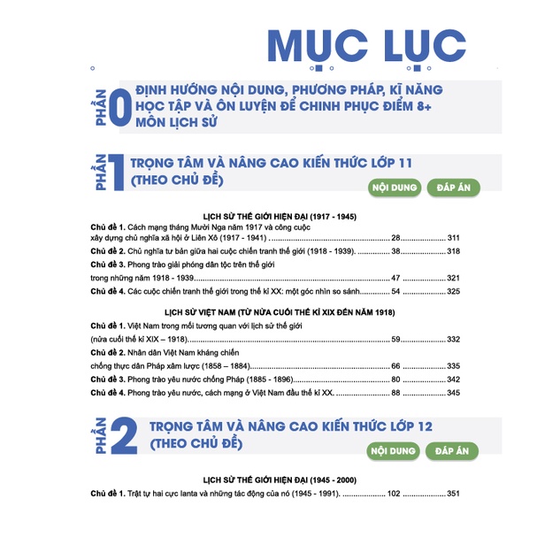 Sách - Đột phá 8+ môn Lịch sử (phiên bản mới)