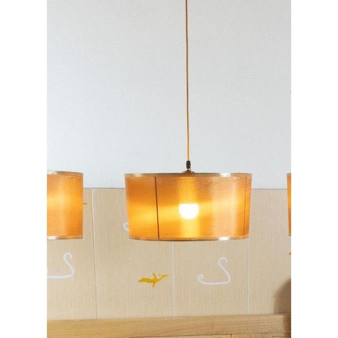 Bộ 3 Đèn thả trần basic nâu đồng, đèn thả bàn ăn, đèn thả phòng ngủ TT003B