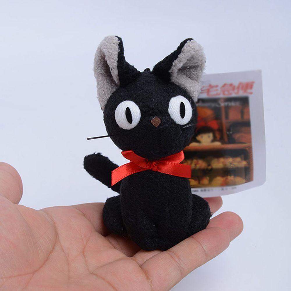 LANFY Búp Bê Mèo Đen Nhồi Bông 9-12cm Có Dây Đeo Điện Thoại