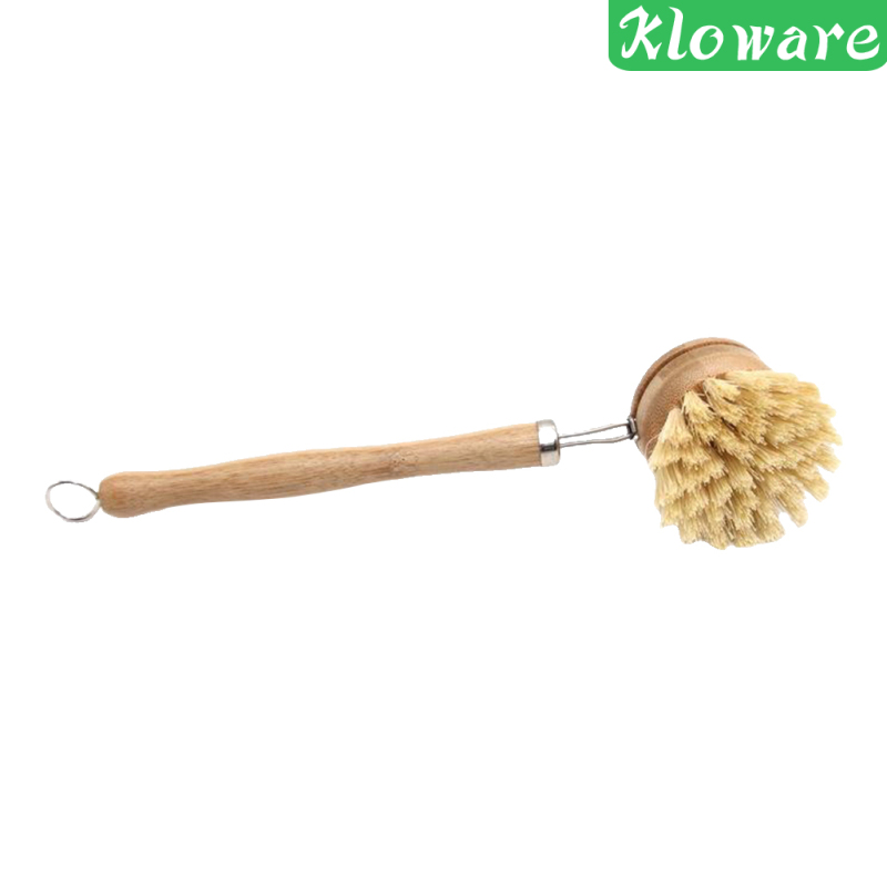 Bàn Chải Nylon Lông Tự Nhiên Cán Gỗ Cho Nhà Bếp