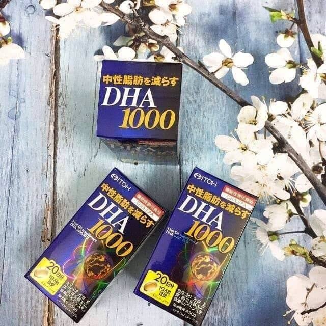 Bổ não DHA 1000mg Itoh Nhật Bản [Date 9/2025]
