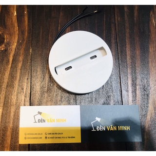 Đế đơn đèn rọi ray dài và tròn