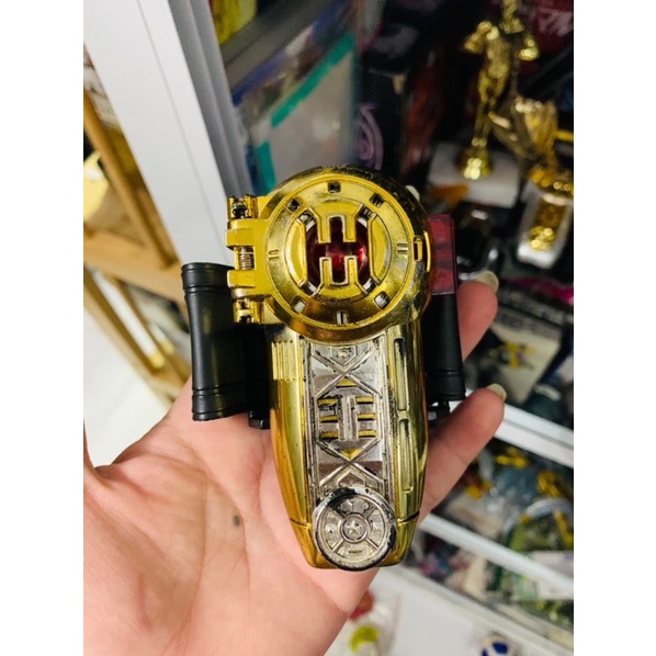 Đồ chơi siêu nhân MIGHTY MORPHIN POWER RANGERS ZEO THE GOLD RANGER'S ZEONIZER MORPHER RARE!