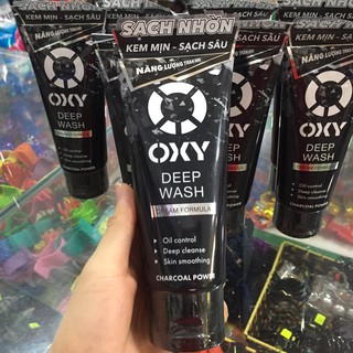 SỮA RỬA MẶT OXY DEEP WASH SẠCH NHỜN KEM MỊN SẠCH SÂU 100G