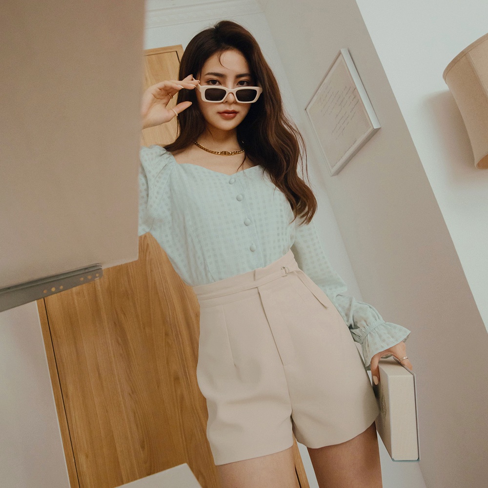 Quần short lưng cao cá tính nữ Air Space Lady 2211823005