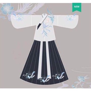 (Sẵn) sale Minh phục - áo giao lĩnh và váy 6m thêu phượng, hàng thiết kế