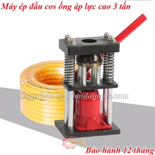 Máy bấm đầu ống áp lực cao thuỷ lực 8mm đến 13mm, máy ép dây rửa xe