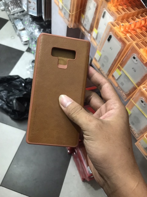 Bao da nillkin Qin samsung Note 9 / note 10 / note 10 plus chính hãng có khe nhét thẻ ATM